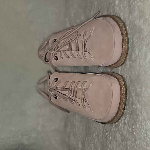 BIRKENSTOCK Honnef Women Low soft  Pink Sueded Leather Size 7.5 - Picture 3 of 12